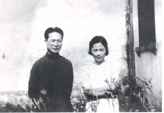 1935年，沈从文张兆和在苏州