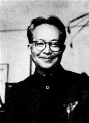 在中国历史博物馆作讲解员的沈从文